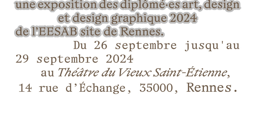 Pendant que les champs brûlent - exposition diplômé·es 2024 Exposition collective